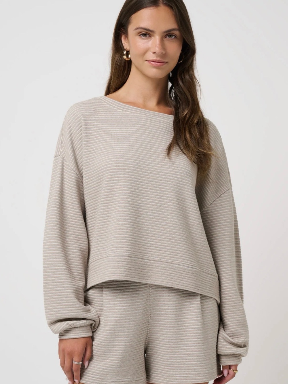 Travis Mathew Tan Coastal Rob Yacht Me Pullover Long-Sleeve Top